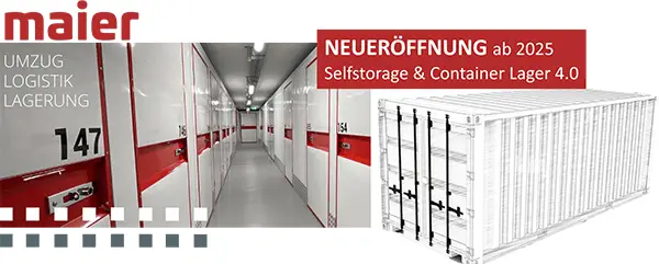 Reopening of the FIrma Maier container warehouse and self-storage facility